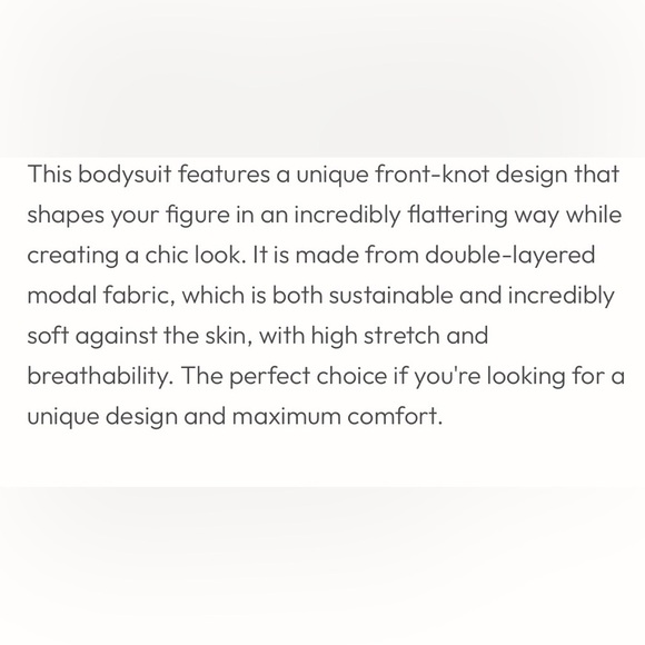 NWT bodssy cutout black bodysuit sz XS - Picture 6 of 16